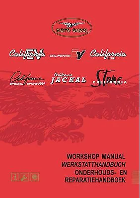 Moto Guzzi Workshop Service Manual 1997 1998 1999 2000 & 2001 CALIFORNIA EV • $25