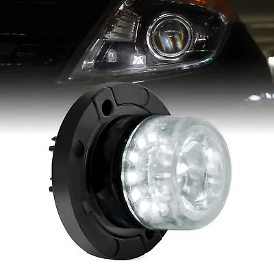 $49.99 • Buy White 12W LED Hideaway Strobe Light SAE Waterproof Police Volunteer Fire