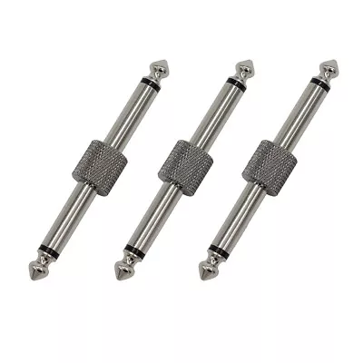 3PCS Sonicake 1/4 Inch Pedal Coupler Straight Connector For Guitar Effect Pedal • $7.99