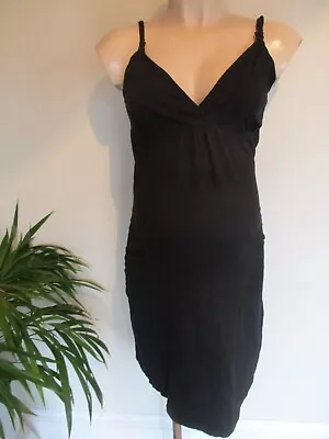 Blooming Marvellous Maternity & Nursing Black Nightie Nightdress Size S 8-10 • £7.50