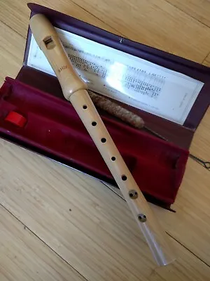 Soprano Wooden Maple Recorder German Blockflote Moeck • $200