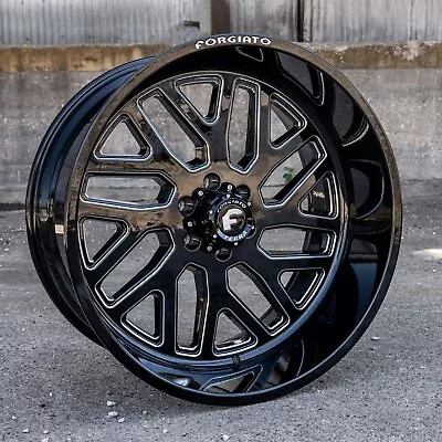 24  FORGIATO Flow Ter 004 24x14 PCD 8x170 Fit Ford F250  F350 Excursion Wheels • $2899