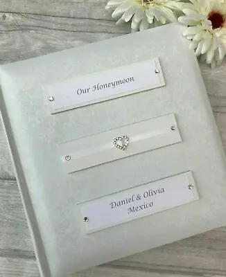 £24.95 • Buy  Personalised Traditional Our Honeymoon Photo Album Gift 200 6x4 Photos 