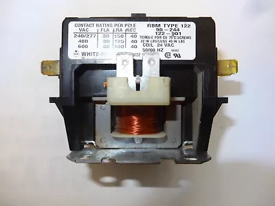 White Rodgers 2 Pole Contactor 90-244; 122-901; 24VAC;  50/60HZ--- USED  • $16.99