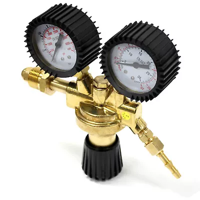 DUAL ARGON CO2 WELDING GAS CYLINDER REGULATOR GAUGES 4 Miller Lincoln Mig Tig • $32.99