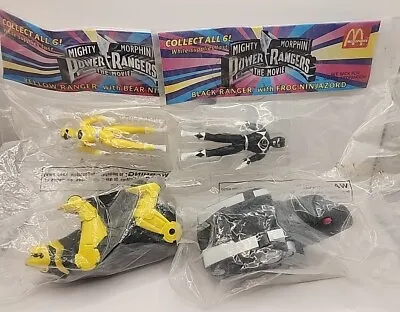 Vintage 1995 McDonalds Mighty Morphin Power Rangers Action Figures Toy Lot Of 2 • $9.99