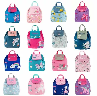 Personalised Girl Toddler Backpack | Stephen Joseph Kids Nursery School Backpack • £23