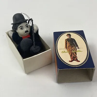 VTG Shackman Mini Charlie Chaplin XMAS Ornament Matchbox Bean Baby Doll 1980 NOS • $49.99