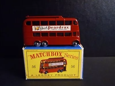 Matchbox #56A London Trolley Bus 1958  PEARDRAX  In Original D2 Box • $214.50