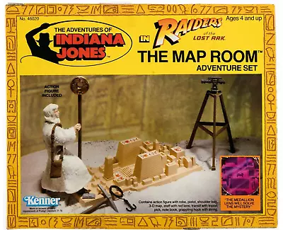 Adventures Indiana Jones Raiders Of The Lost Ark Map Room Adventure Set Kenner • $1052.22