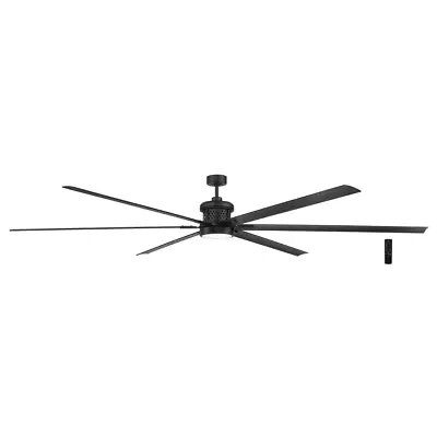 Royalty 120 In. Integrated LED Indoor Outdoor Matte Ceiling Fan Light And Remote • $483.13