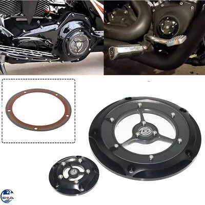 CNC Clarity 5-Hole Derby Timing Timer Cover For Harley Road King Electra Glide • $54.13