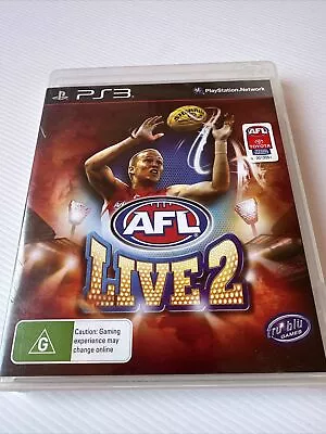 AFL Live 2 - PlayStation 3 (PS3) - Complete With Manual - VGC - Free Post • $15.95