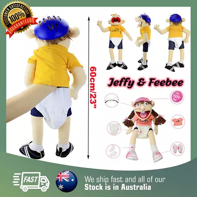 Jeffy Hat Hand Puppet Game Tool Stuffed Doll Jeffy Plush Cosplay Toy Kids Gifts • $12.98