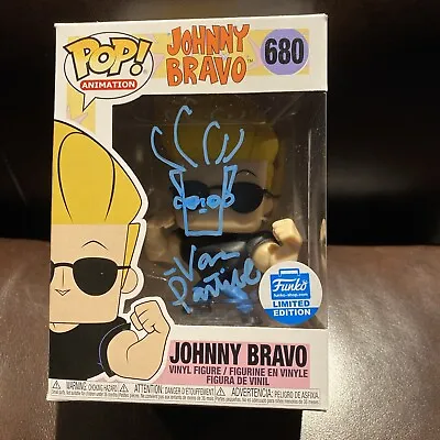 Johnny Bravo Funko POP Signed Sketch By CREATOR Van Partible Beckett COA BAS • $285