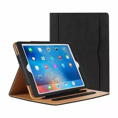 New IPad 10.2  (9th 8th7th Gene) 2021-19 Genuine Leather Flip Stand Case Cover • £9.98