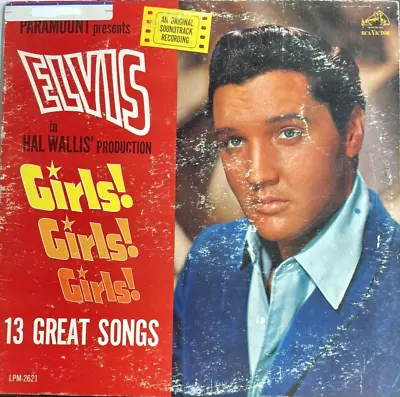 Authentic ELVIS Presley / Girls Girls Girls Soundtrack / RCA Records / Vinyl LP • $15.75