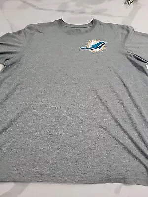 Miami Dolphins Nike Dri Fit Shirt Grey Size XL • $19