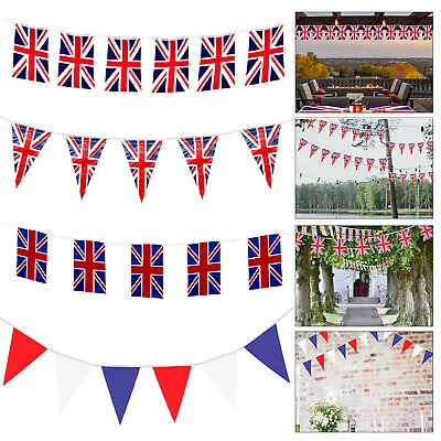 £2.95 • Buy Union Jack Flag Banners Bunting King Charles III Coronation Street Party
