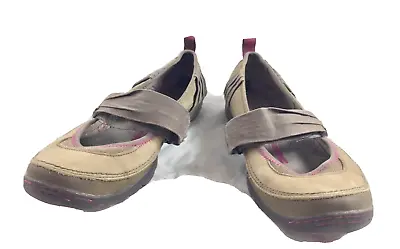 Merrell Stone Womens Size 9 Mary Jane Brown Tan Comfort Walk Casual Flats Shoes • $18.99