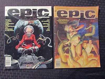 1983/84 EPIC Illustrated Magazine #17 FN+ 6.5 #22 FN 6.0 Kaluta Veitch • $20.25
