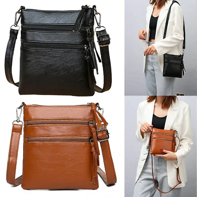 Ladies Handbag Designer Shoulder Tote Bag Women Purse Crossbody Handbags Gift • £5.99
