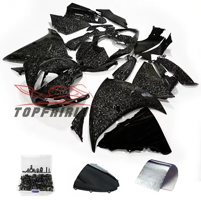 Forged Carbon Fiber Fairing Kit W/Bolts For Yamaha YZF R1 2009-2011 Painted Body • $569