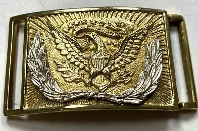 CIVIL WAR US UNION Belt Plate - 2-Piece Brass M1851 Federal Eagle Belt Buckle • $34.36