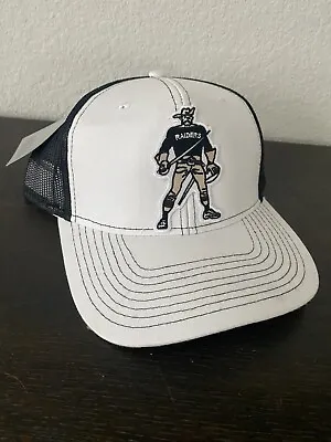 OAKLAND RAIDERS AFL Original Retro 1960’s Logo Trucker Mesh Snapback Hat Cap NEW • $19