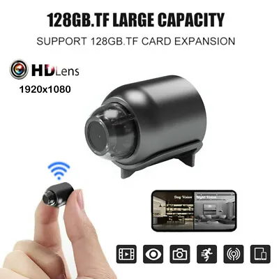 $31.49 • Buy Mini Camera HD 1080P Night Vision Video Motion Cam Camcorder Security DVR Wifi