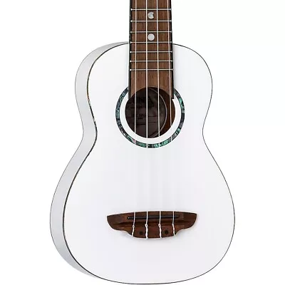 Luna Guitars Hau Snow Soprano Ukulele White • $100.39