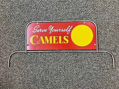 Vintage Double Sided Metal Camel Cigarette Display Sign • $79.99