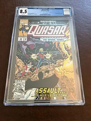 Quasar #32 CGC 8.5 Marvel Comics 1992 1st Appearance Of Korath Guardians Galaxy • £55.43