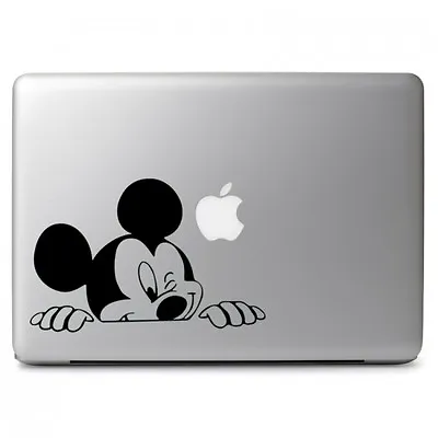 Mickey Mouse Wink Vinyl Decal Sticker For Apple Macbook Air Pro 13 15 17  Laptop • $10.78
