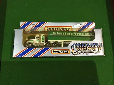 Matchbox Convoy Cy5 Peterbilt Covered Truck Interstate Trucking  • $50