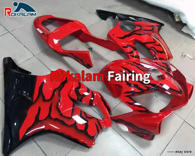 For CBR600 F4i 2001 2002 2003 CBR600F4i Red Black Flame Motorcycle Fairing • $459