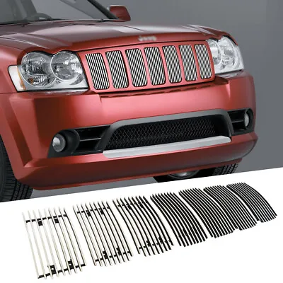 Fits 2006-08 Jeep Grand Cherokee Overland/ SRT8 Model Upper Billet Grille Insert • $76.99