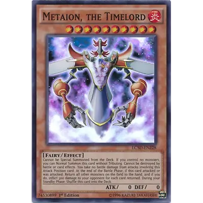 Metaion The Timelord - LC5D-EN228 - Super Rare - 1st Edition • $1.50