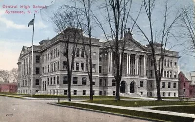 Vintage Postcard Central High School Syracuse NY • $5