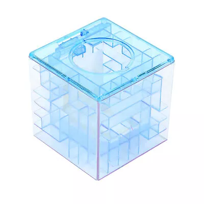 (Blue)Mini Money Box Innovative Maze Game Saving Box Educational Toy HOT HD • $11.27