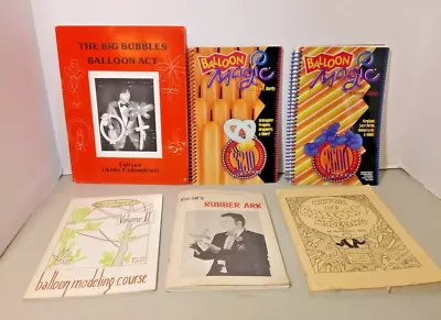 Lot Of Balloon Modeling Books #158 George Sands Aldo Colombini Max Andrews • $9.95