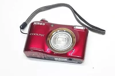 Nikon COOLPIX A10 Red 5x Zoom 16.14MP Camera English Changeable Operate • $245.72