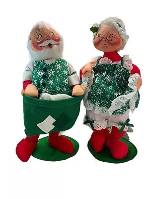 Annalee Doll Mr & Mrs Santa Claus 18  Vintage 80’s Christmas • $49.99