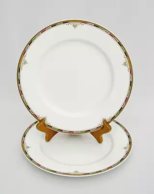 (2) Mikasa Venetian Palace Dinner Plates - Ak010 Japan - Bone China - New Cond. • $20