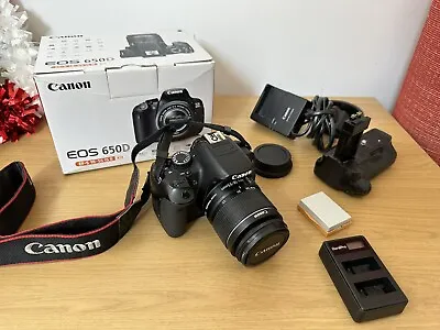 £160 • Buy GREAT CONDITION Canon EOS 650D 18.0 MP Digital SLR Camera With EF-S 18-55mm