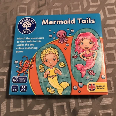 £4 • Buy Orchard Toys Mermaid Tails, Orchard Toys Games, Mermaid Tails, Puzzles, 