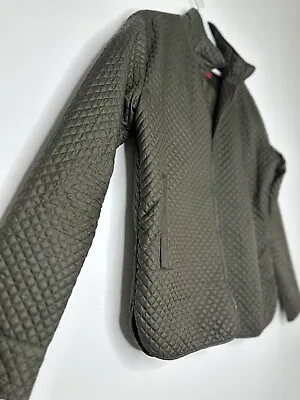 Zara Man Dark Green Khaki Bomber Jacket Mens - Size L • £18.99
