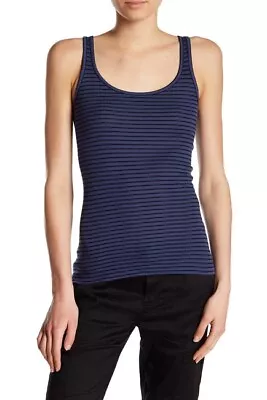 E012 Nwt Vince Ribbed Stripe Women Tank Top Size Xs S M L $75 • $23.39