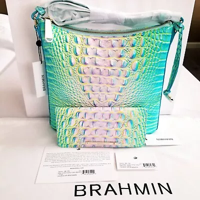 Brahmin Cotton Candy Katie Crossbody With Ady Wallet-!!!nwt!!!soldout!!! • $429