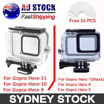 $18.99 • Buy Waterproof Diving Camera Accessory Housing Case For GoPro Hero11 10 9/5 6 7Black